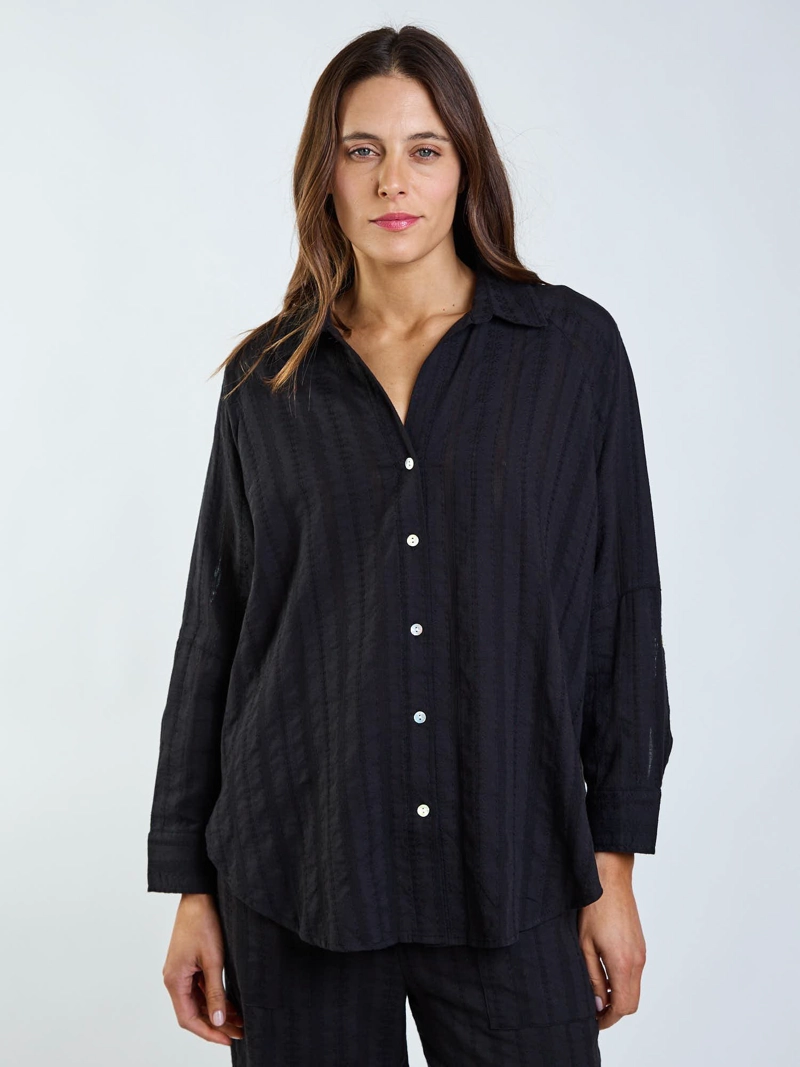 BLUSA ML GILI NEGRO MUJER MAUI AND SONS - 1