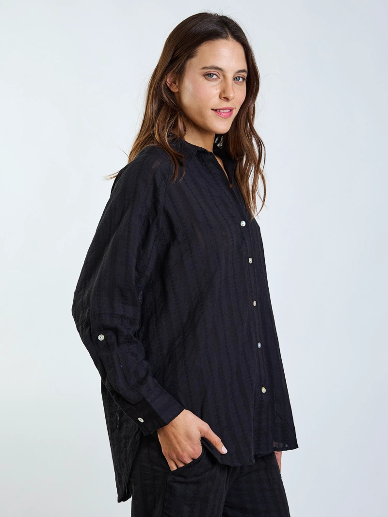 BLUSA ML GILI NEGRO MUJER MAUI AND SONS - 3