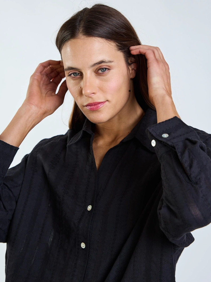 BLUSA ML GILI NEGRO MUJER MAUI AND SONS - 4