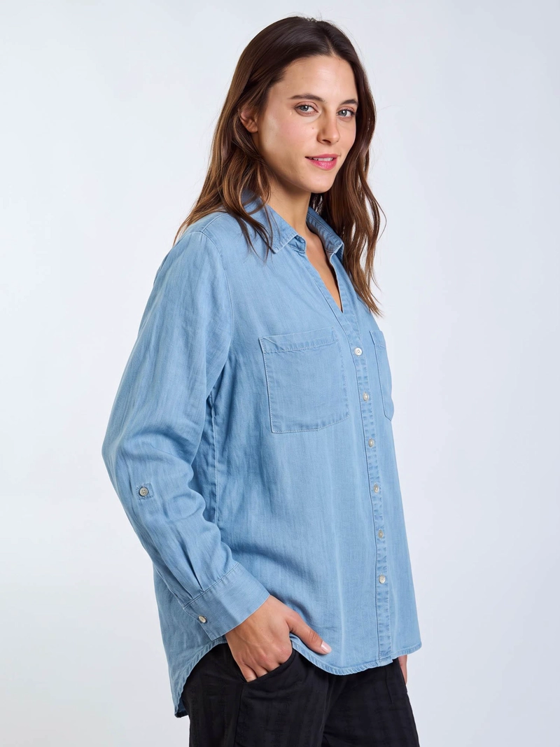 BLUSA ML VARKALA CELESTE MUJER MAUI AND SONS - 2