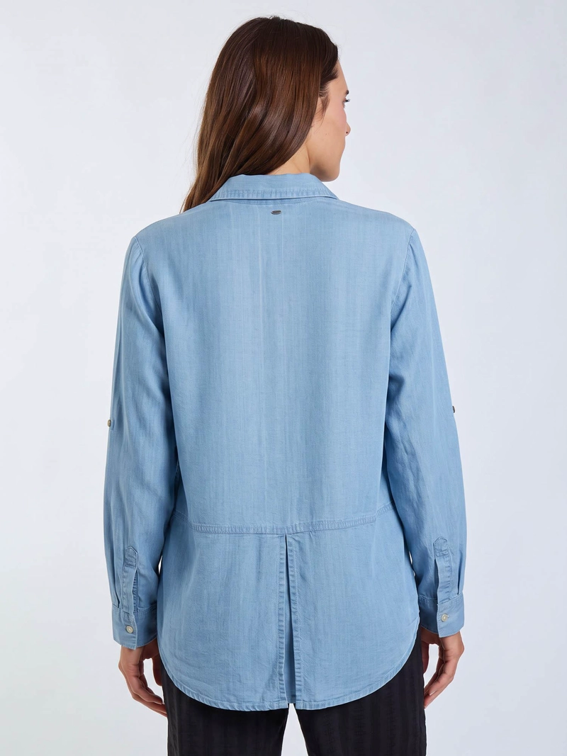 BLUSA ML VARKALA CELESTE MUJER MAUI AND SONS - 4