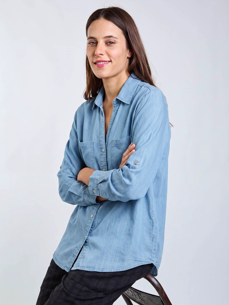 BLUSA ML VARKALA CELESTE MUJER MAUI AND SONS - 6