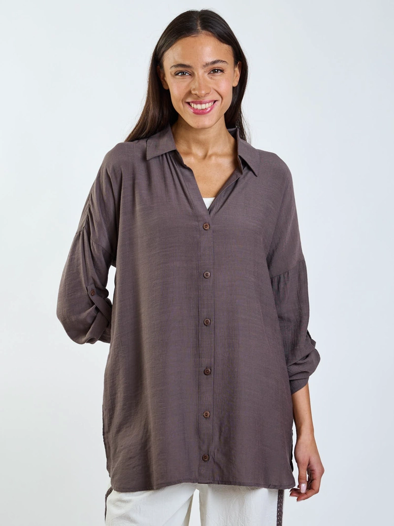BLUSA ML KY CO CAFE MUJER MAUI AND SONS - 1