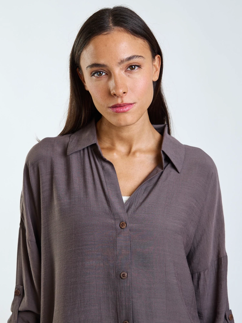 BLUSA ML KY CO CAFE MUJER MAUI AND SONS - 4