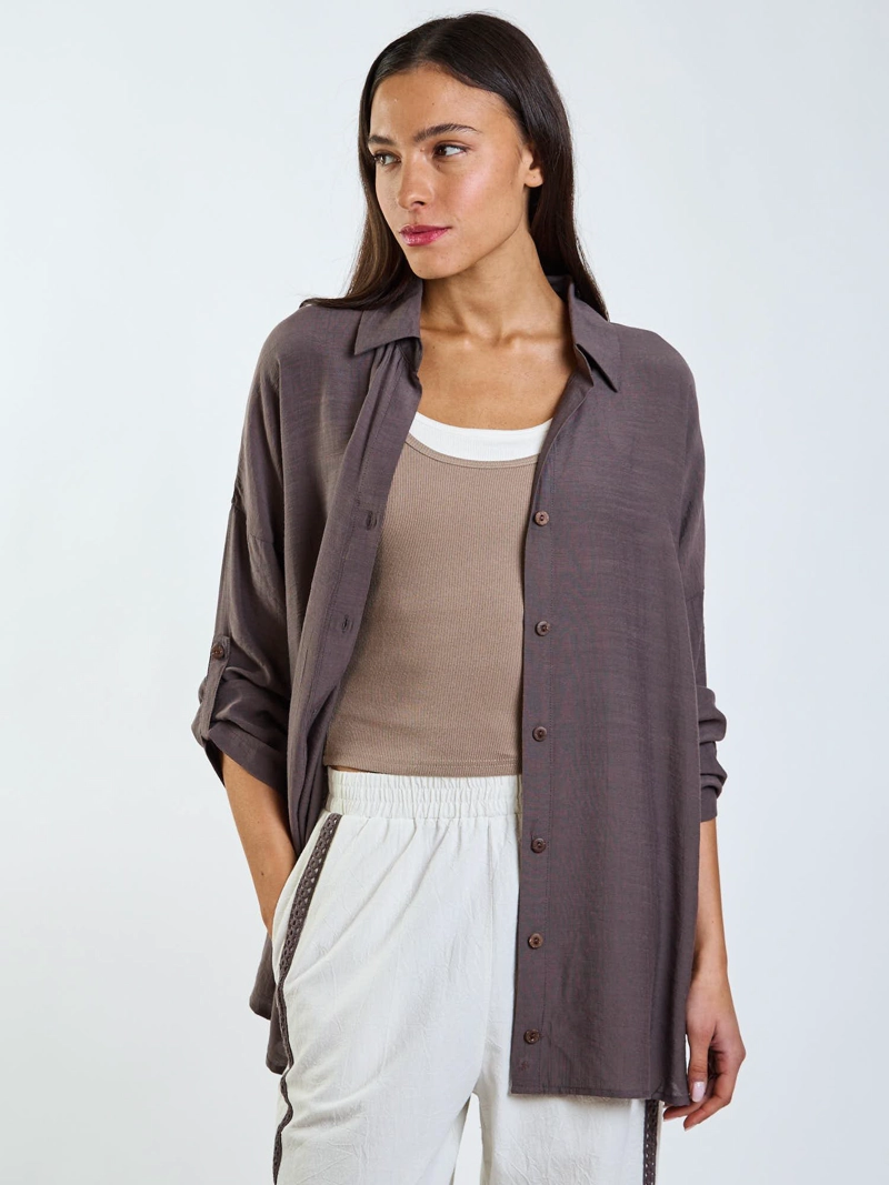 BLUSA ML KY CO CAFE MUJER MAUI AND SONS - 7