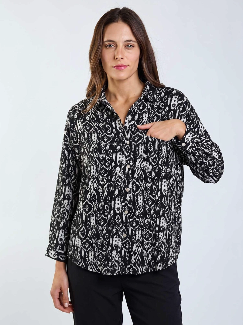 BLUSA ML CALA SAONA MULTICOLOR MUJER MAUI AND SONS - 1