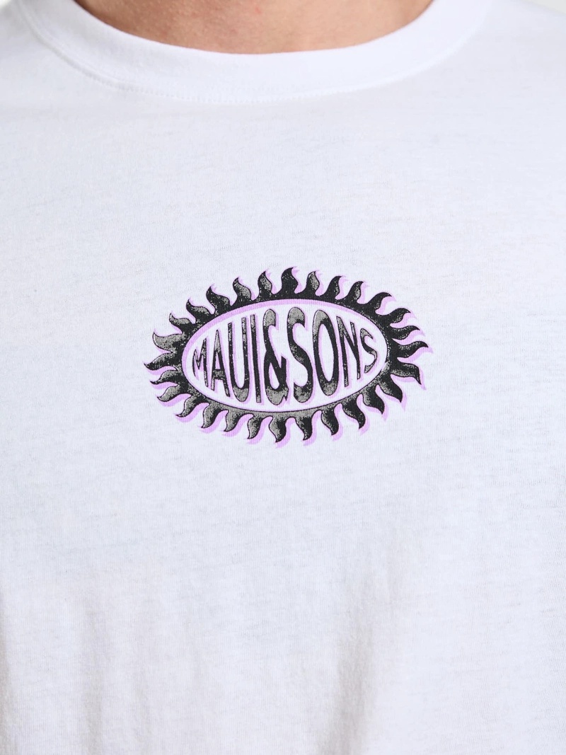 POLERA MC DRIFTER BLANCO HOMBRE MAUI AND SONS - 5