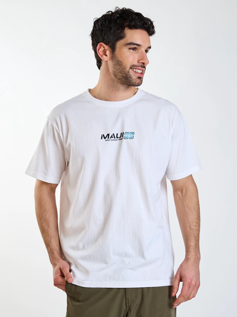 POLERA MC TROPIC BLANCO HOMBRE MAUI AND SONS - 6