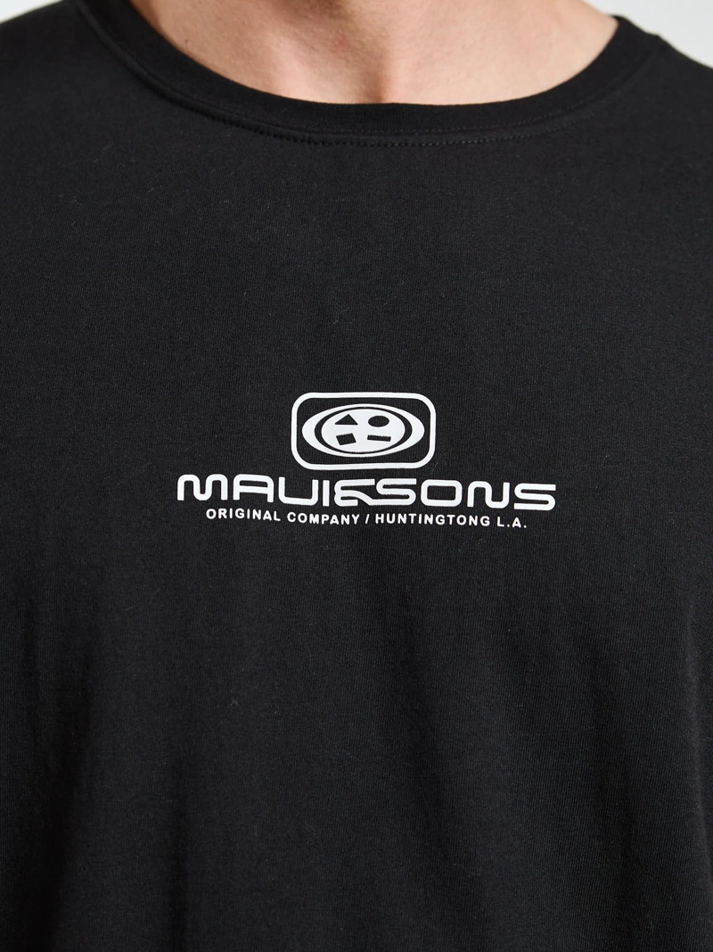 POLERA MC VIBES NEGRO HOMBRE MAUI AND SONS - 5