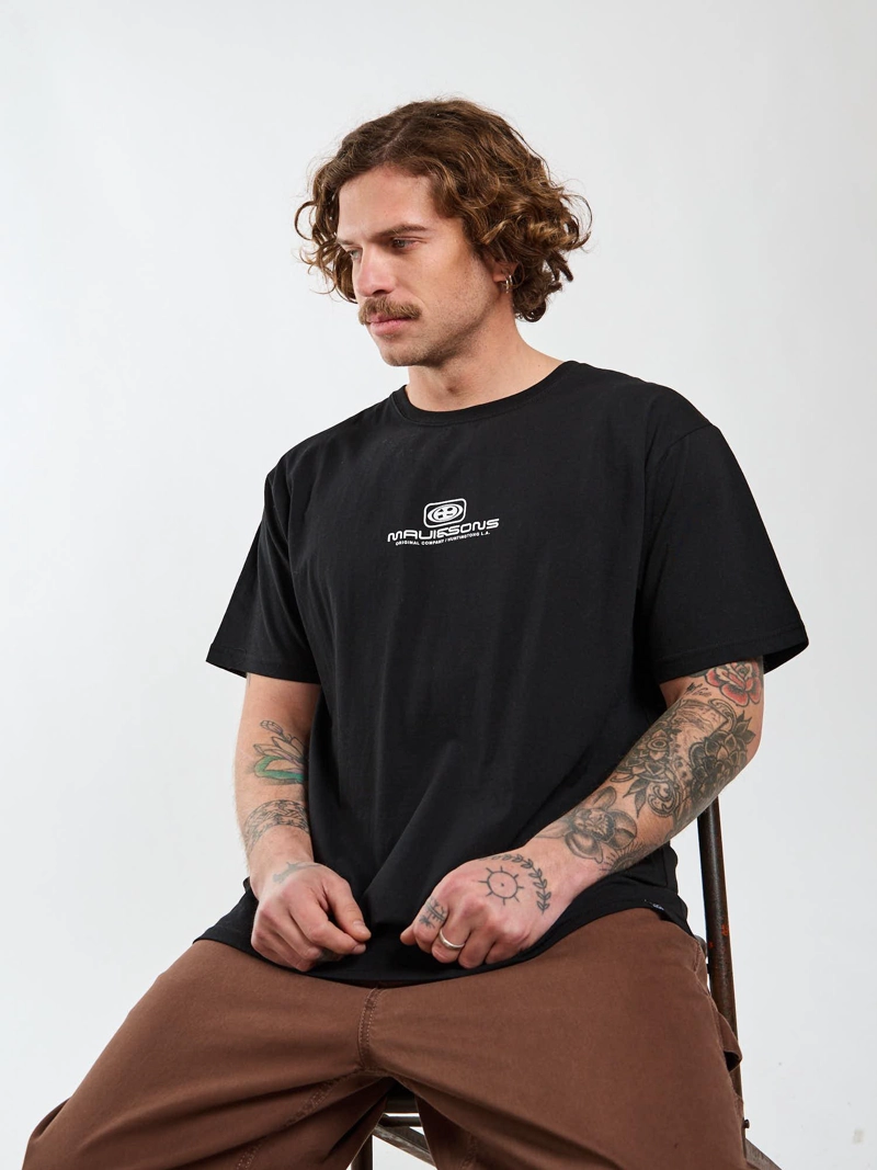 POLERA MC VIBES NEGRO HOMBRE MAUI AND SONS - 7
