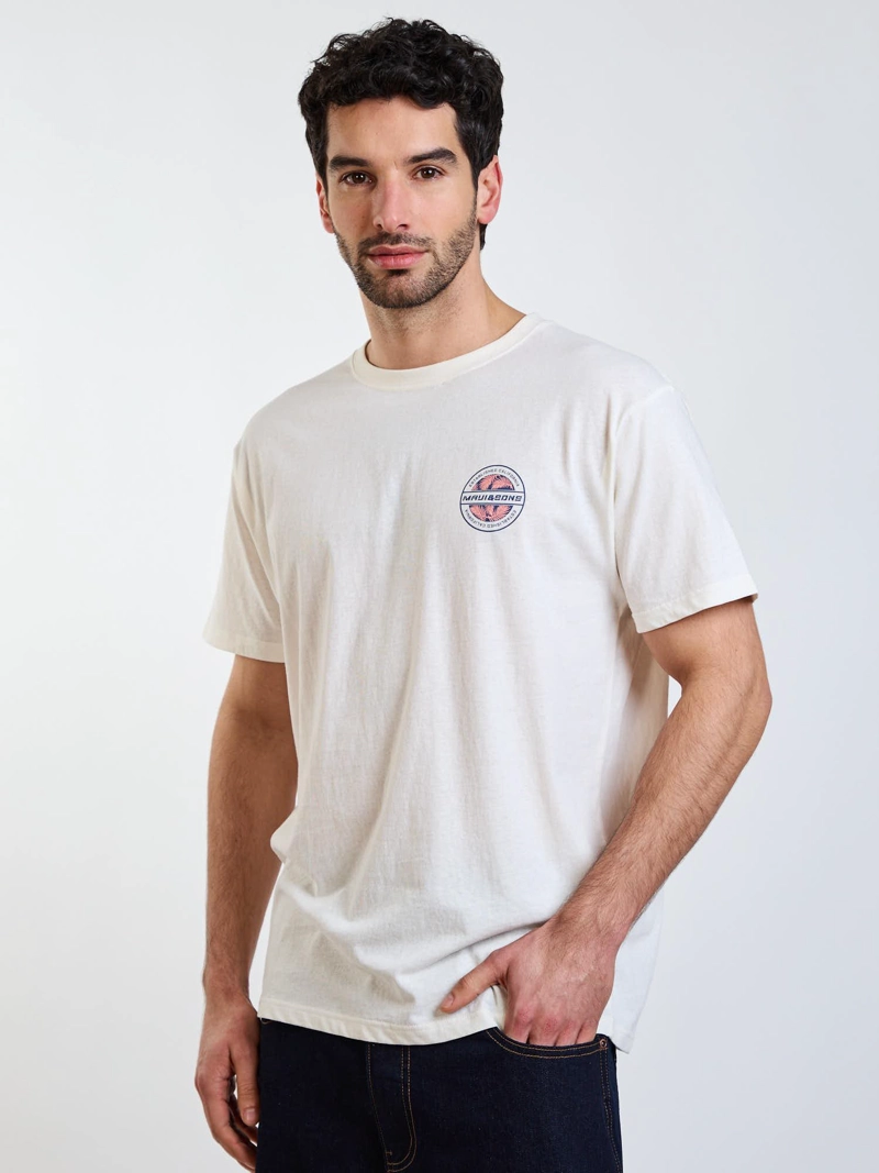 POLERA MC SPIRIT BLANCO HOMBRE MAUI AND SONS - 1