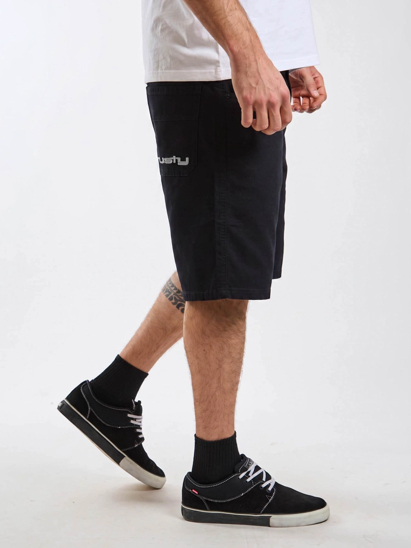 BERMUDA BAGGY SANDBAR NEGRO HOMBRE RUSTY - 2