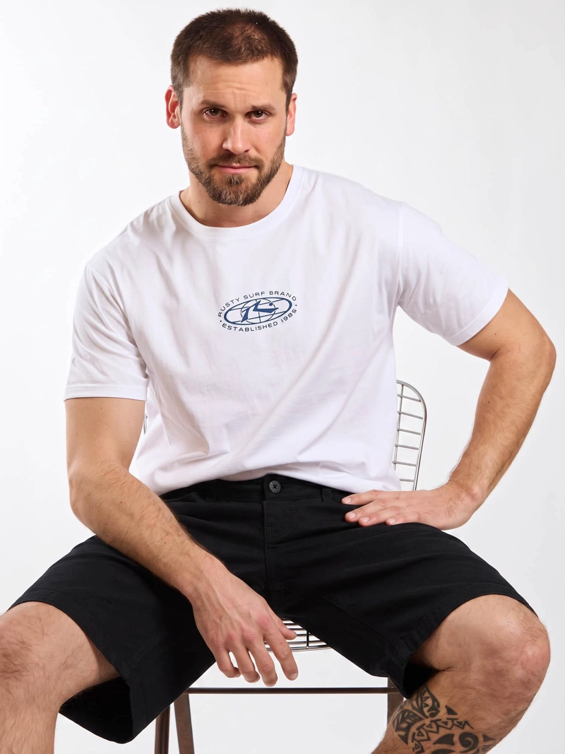 BERMUDA BAGGY SANDBAR NEGRO HOMBRE RUSTY - 5