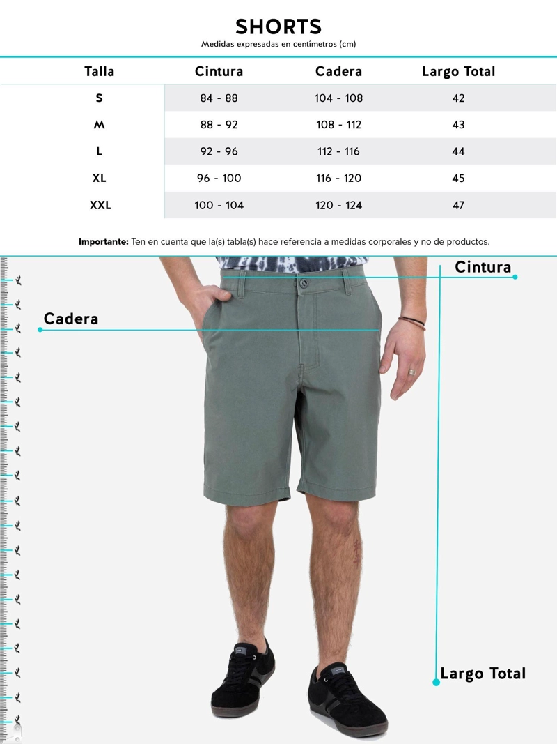 BERMUDA COASTLINE NEGRO HOMBRE RUSTY - 8