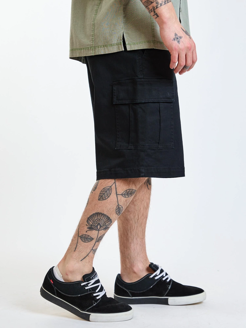 BERMUDA BAGGY HEADLAND NEGRO HOMBRE RUSTY - 2