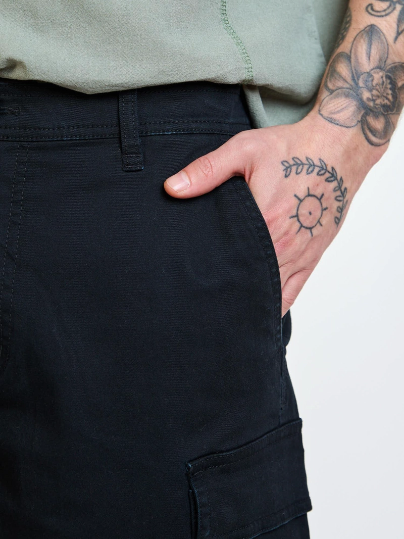 BERMUDA BAGGY HEADLAND NEGRO HOMBRE RUSTY - 5