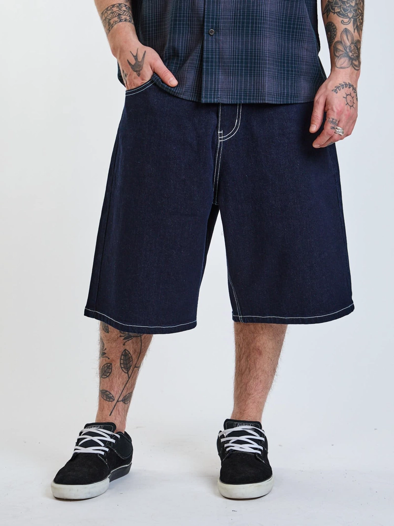 BERMUDA BAGGY DRIFTWOOD AZUL HOMBRE RUSTY - 1