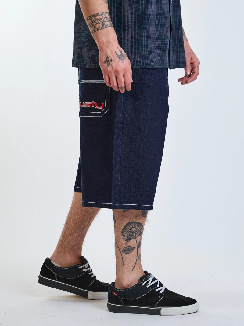 BERMUDA BAGGY DRIFTWOOD AZUL HOMBRE RUSTY - 2