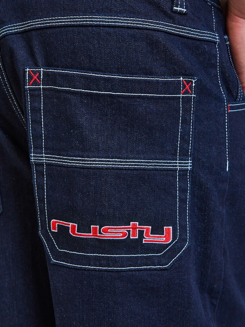 BERMUDA BAGGY DRIFTWOOD AZUL HOMBRE RUSTY - 6