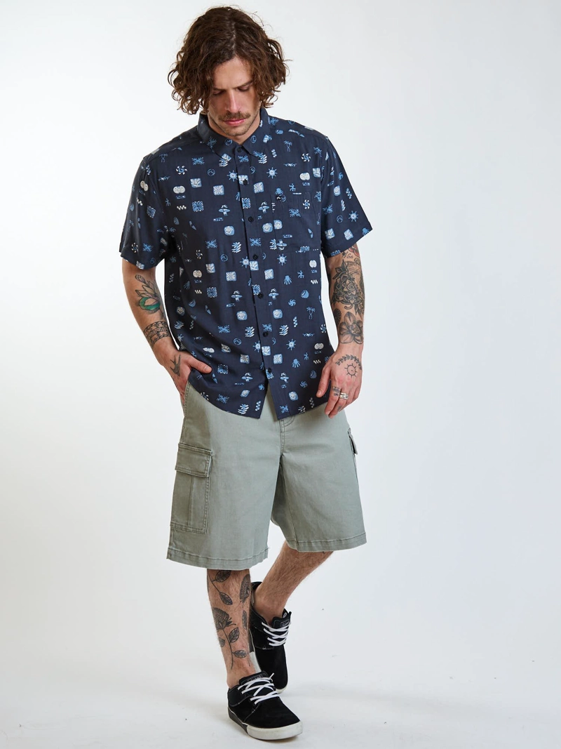 BERMUDA BAGGY HEADLAND BEIGE HOMBRE RUSTY - 7
