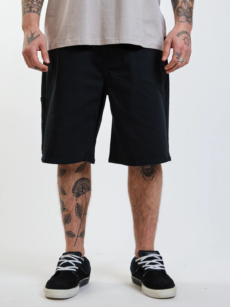 BERMUDA LOOSE OBSIDIAN NEGRO HOMBRE VOLCOM - 1