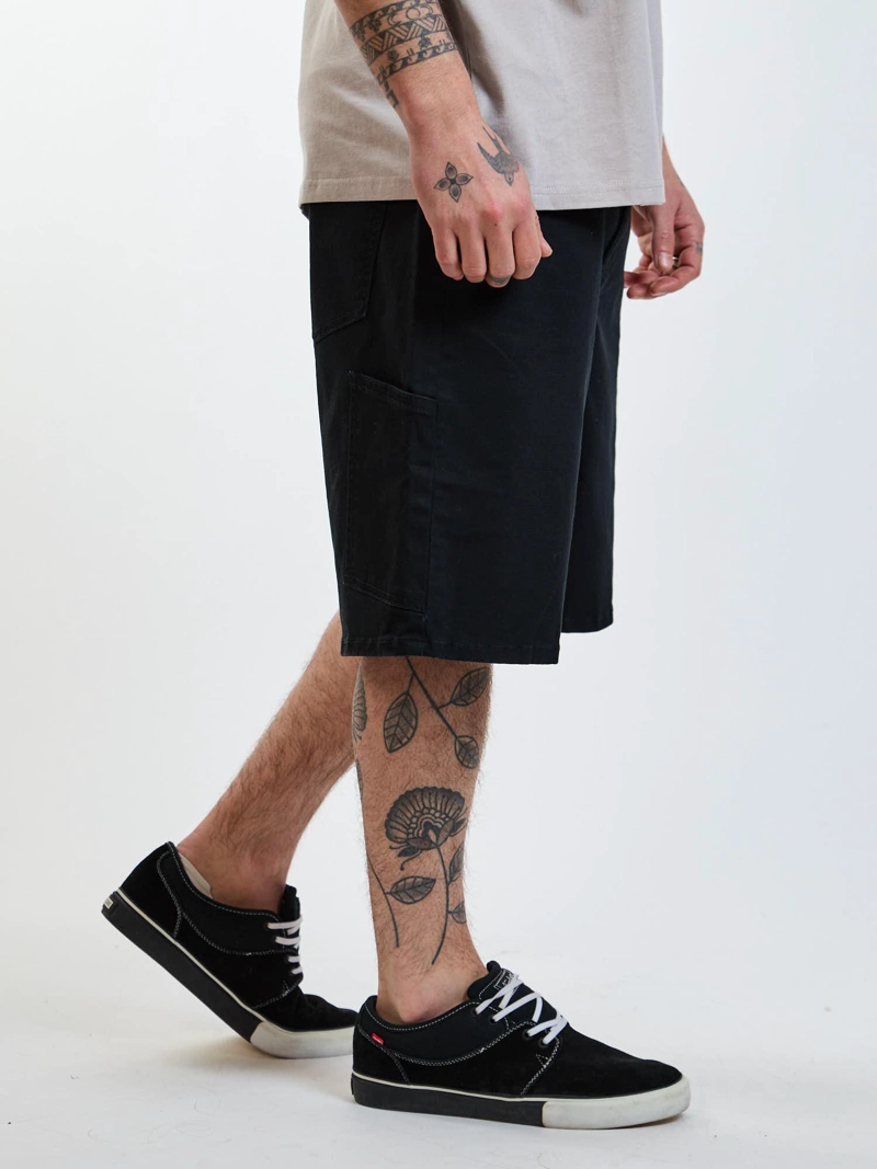 BERMUDA LOOSE OBSIDIAN NEGRO HOMBRE VOLCOM - 2