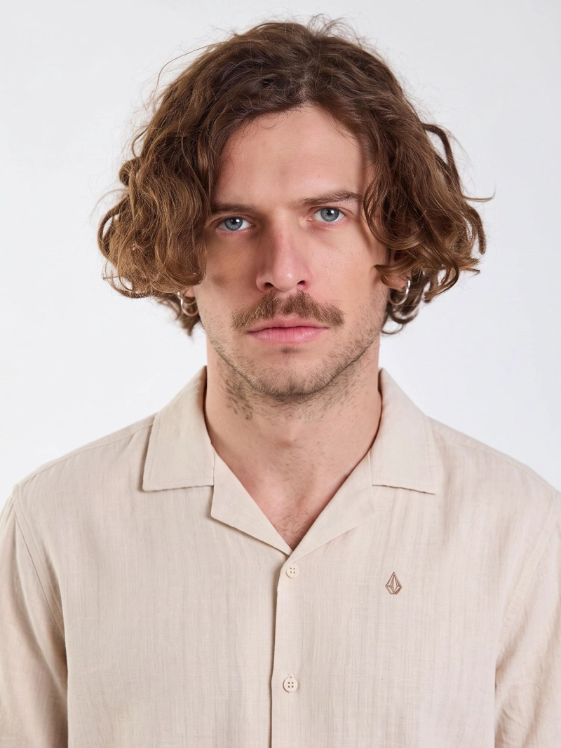 CAMISA MC APEX BEIGE HOMBRE VOLCOM - 4