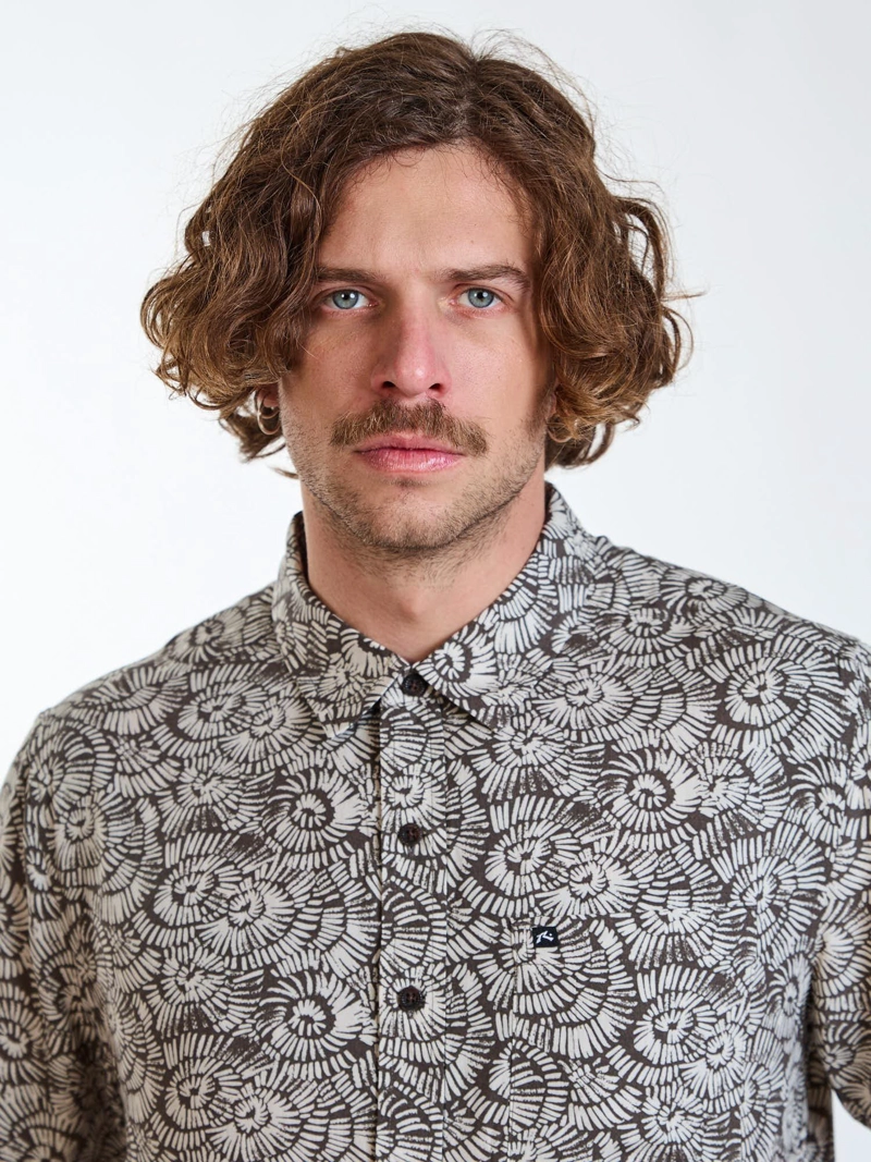 CAMISA MC ESPIRO MULTICOLOR HOMBRE RUSTY - 4