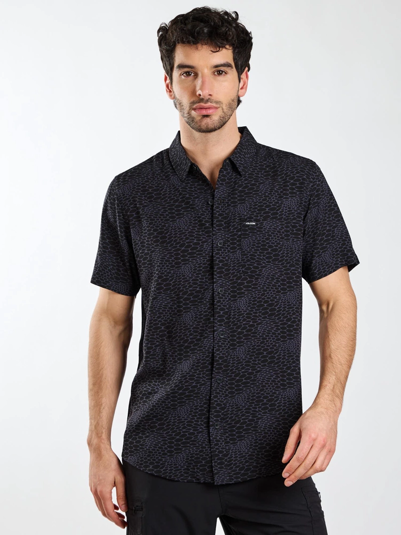 CAMISA MC MONOLITH MULTICOLOR HOMBRE VOLCOM - 1