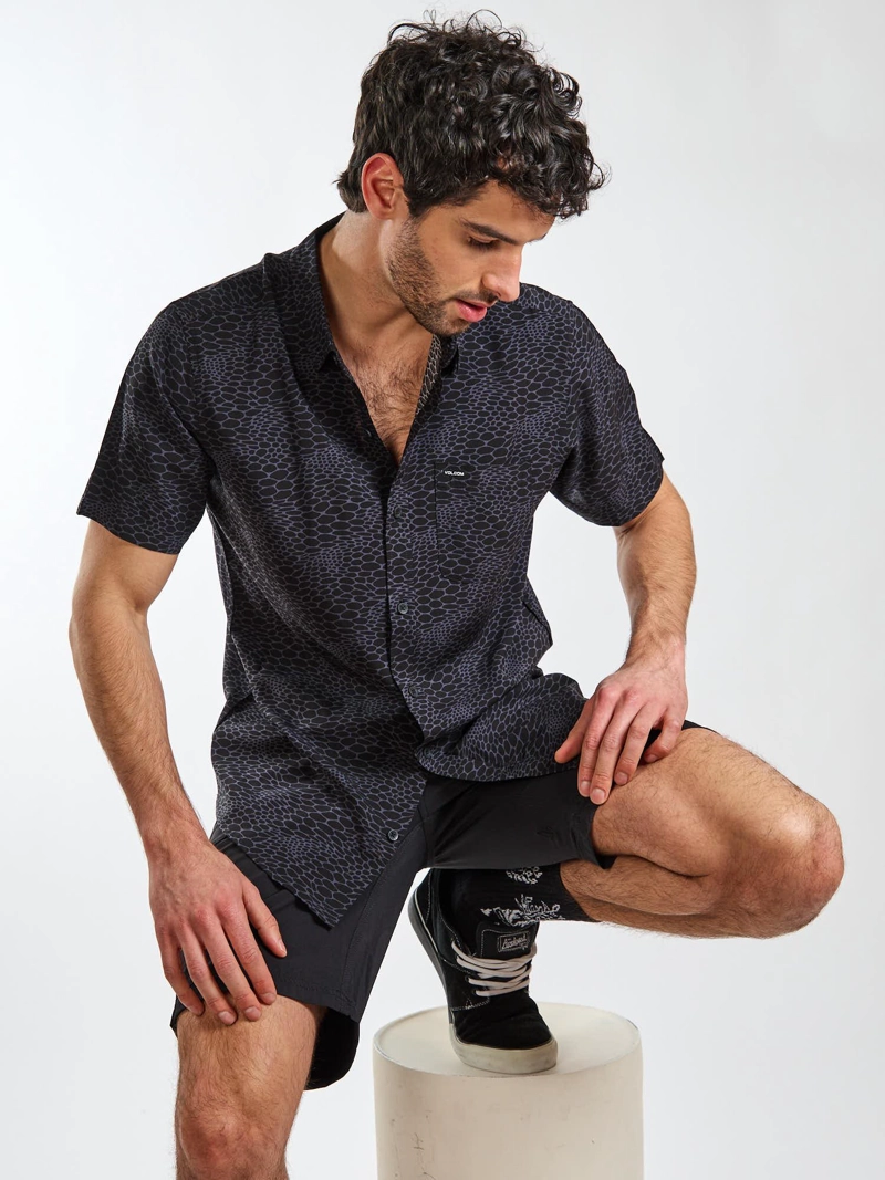 CAMISA MC MONOLITH MULTICOLOR HOMBRE VOLCOM - 7