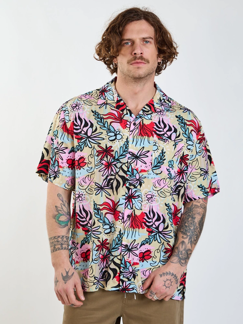 CAMISA MC RANSOM MULTICOLOR HOMBRE VOLCOM - 1
