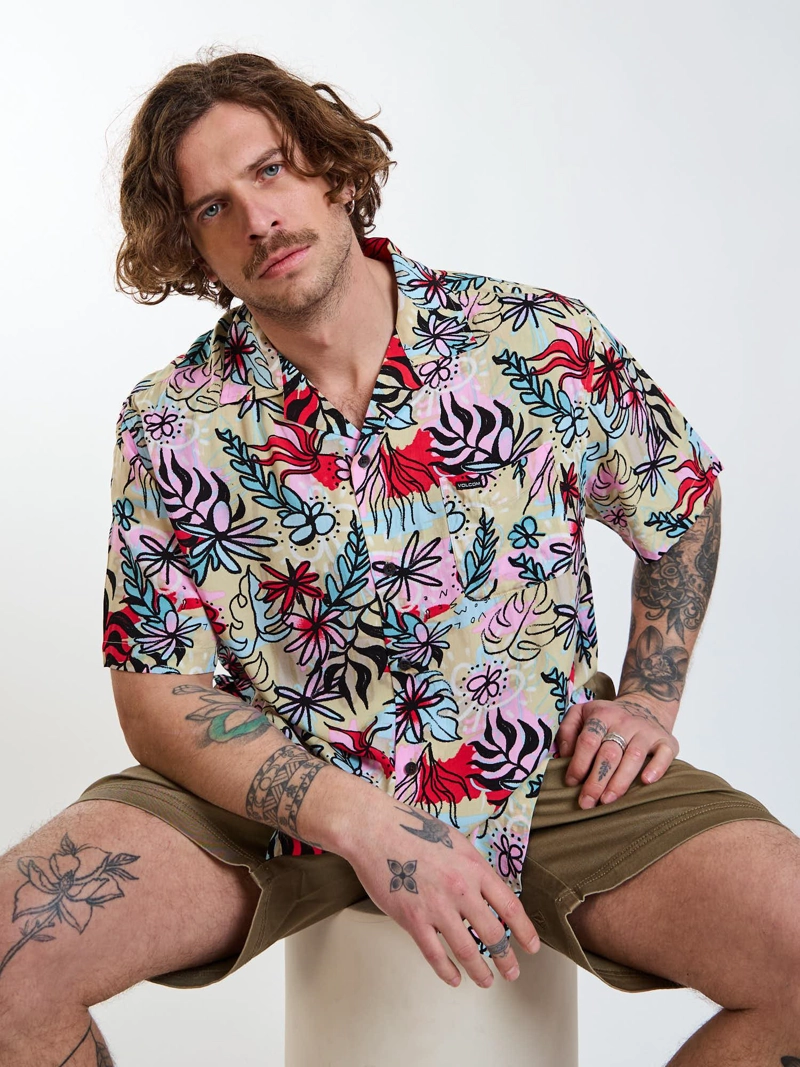 CAMISA MC RANSOM MULTICOLOR HOMBRE VOLCOM - 7