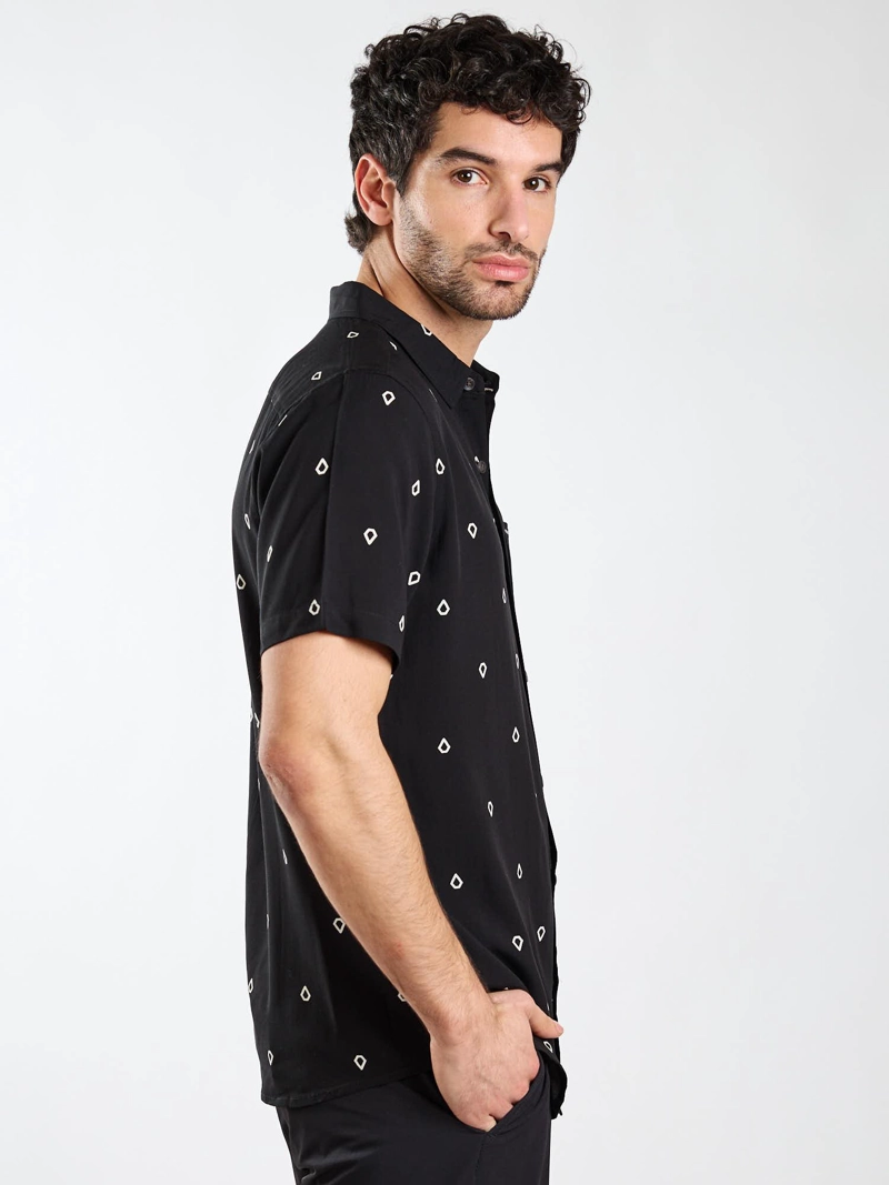 CAMISA MC VANDAL NEGRO HOMBRE VOLCOM - 3