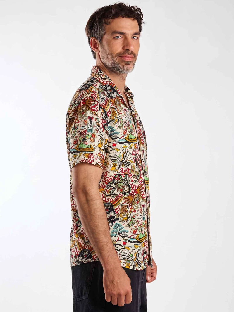 CAMISA MC PRIME MULTICOLOR HOMBRE VOLCOM - 3