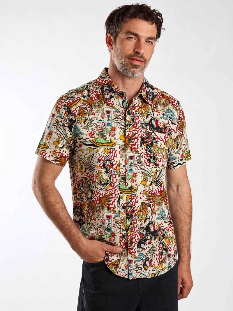 CAMISA MC PRIME MULTICOLOR HOMBRE VOLCOM - 5