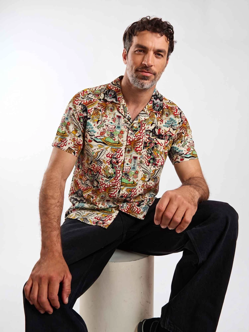 CAMISA MC PRIME MULTICOLOR HOMBRE VOLCOM - 6