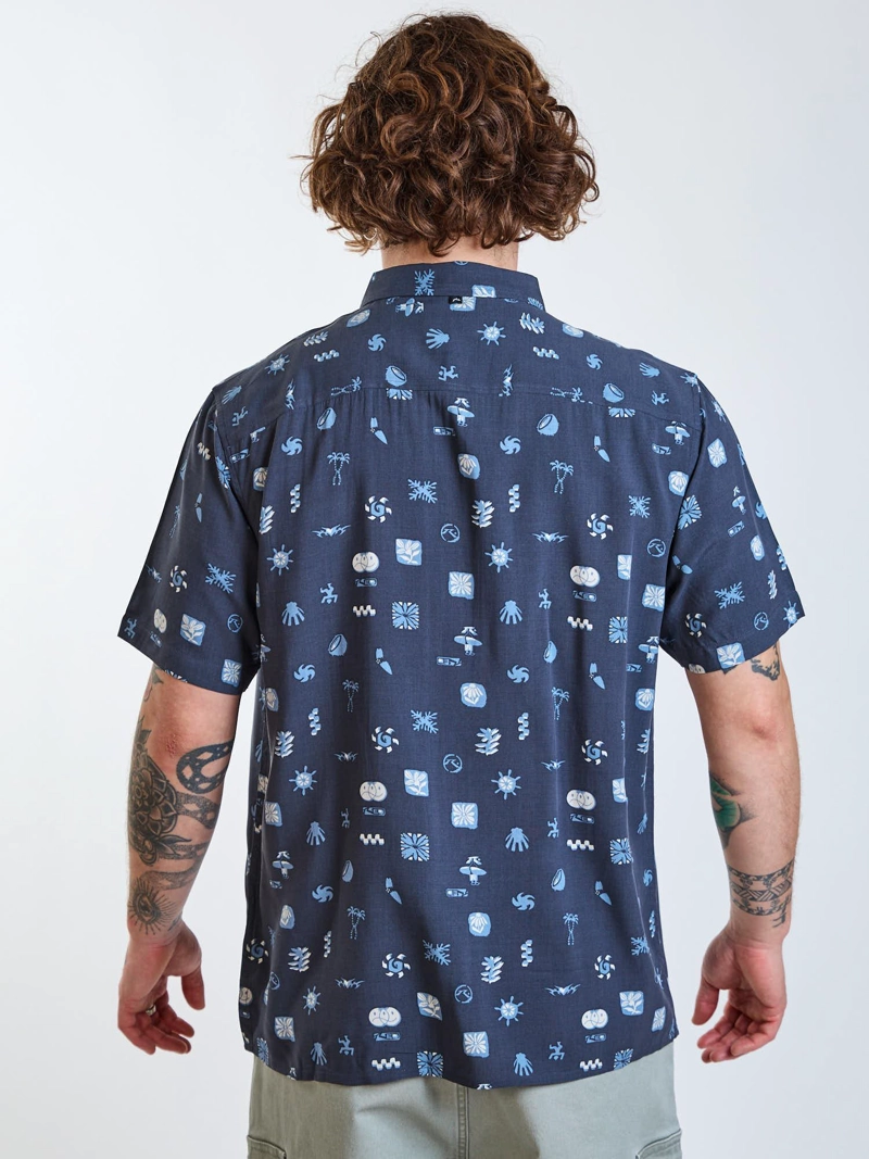 CAMISA MC STONED MULTICOLOR HOMBRE RUSTY - 2