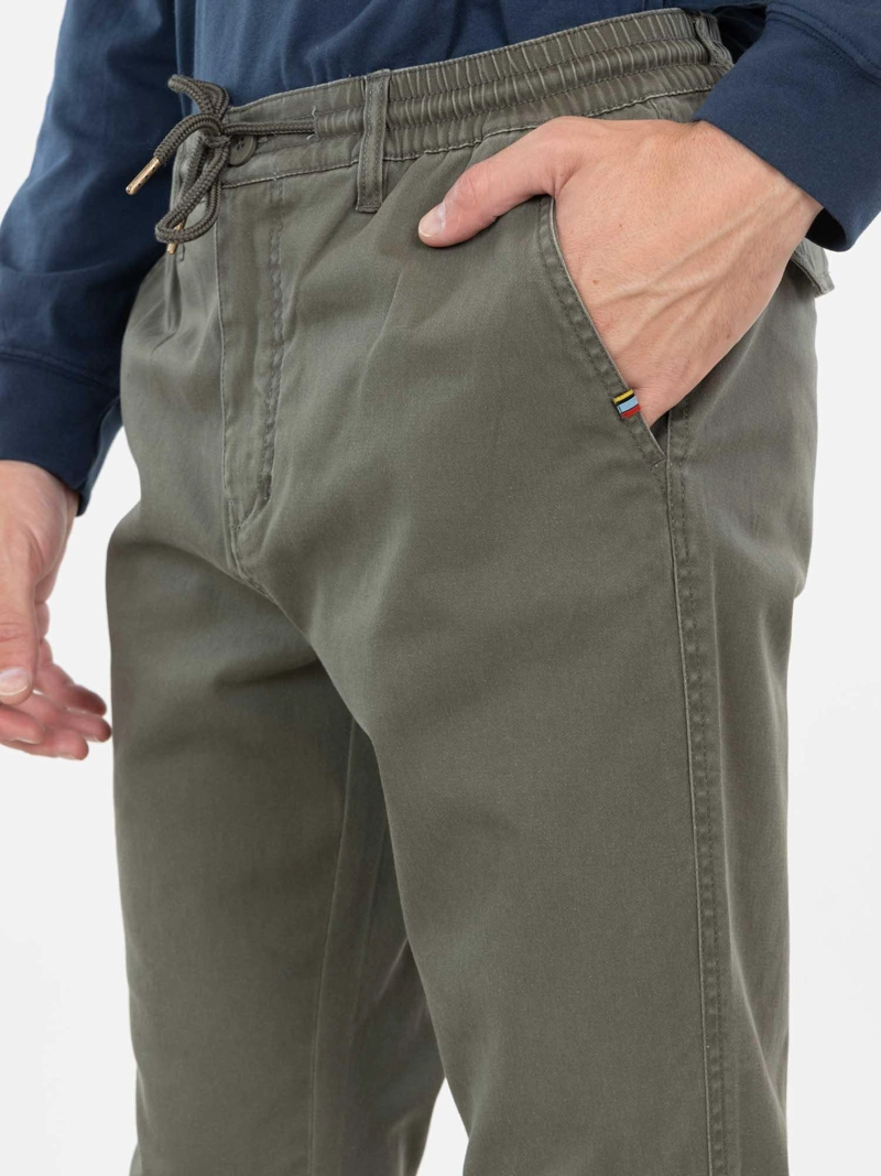 PANTALON CLASH VERDE HOMBRE RUSTY - 3