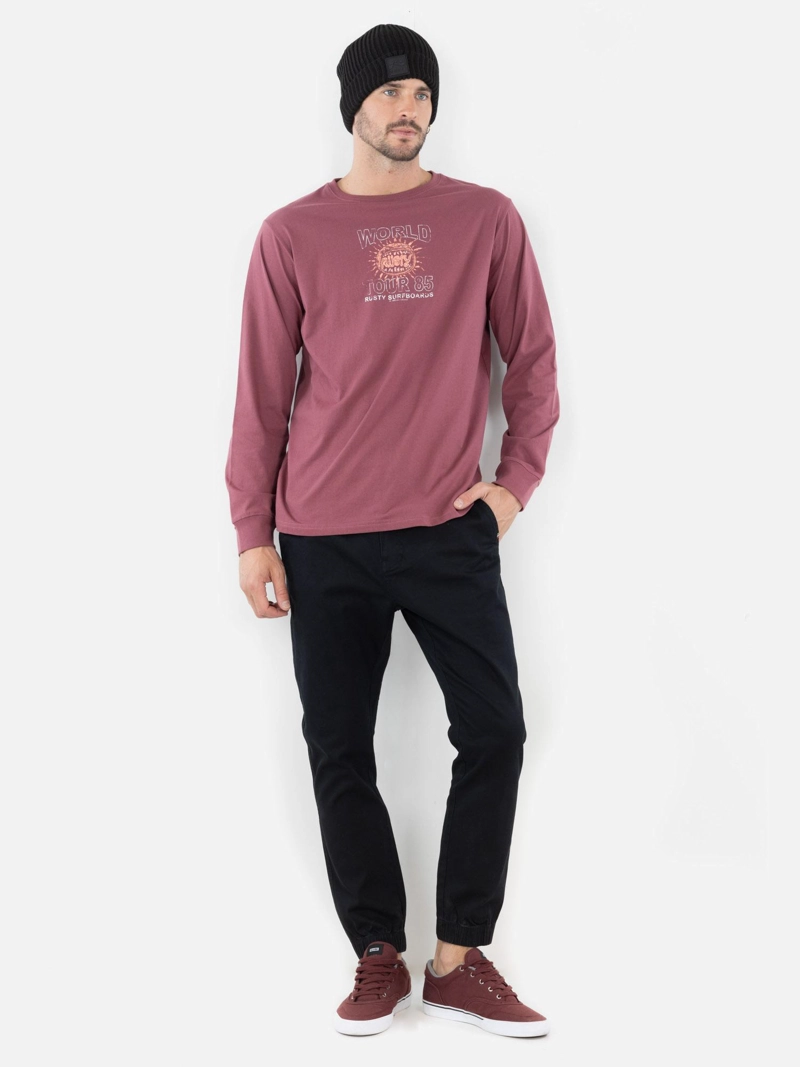 PANTALON CLASH NEGRO HOMBRE RUSTY - 4