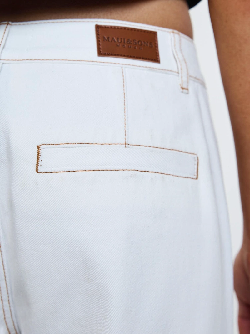 PANTALON FUNKY BLANCO MUJER MAUI AND SONS - 6
