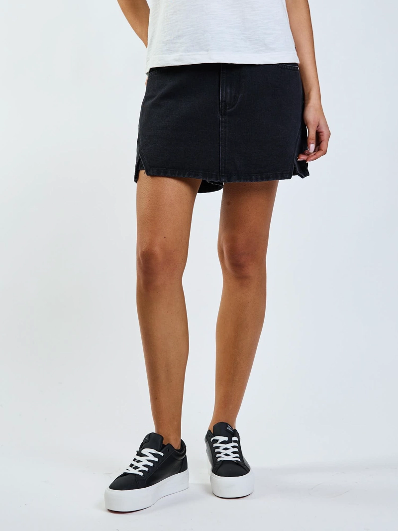 FALDA SHORT ROKA NEGRO MUJER MAUI AND SONS - 1