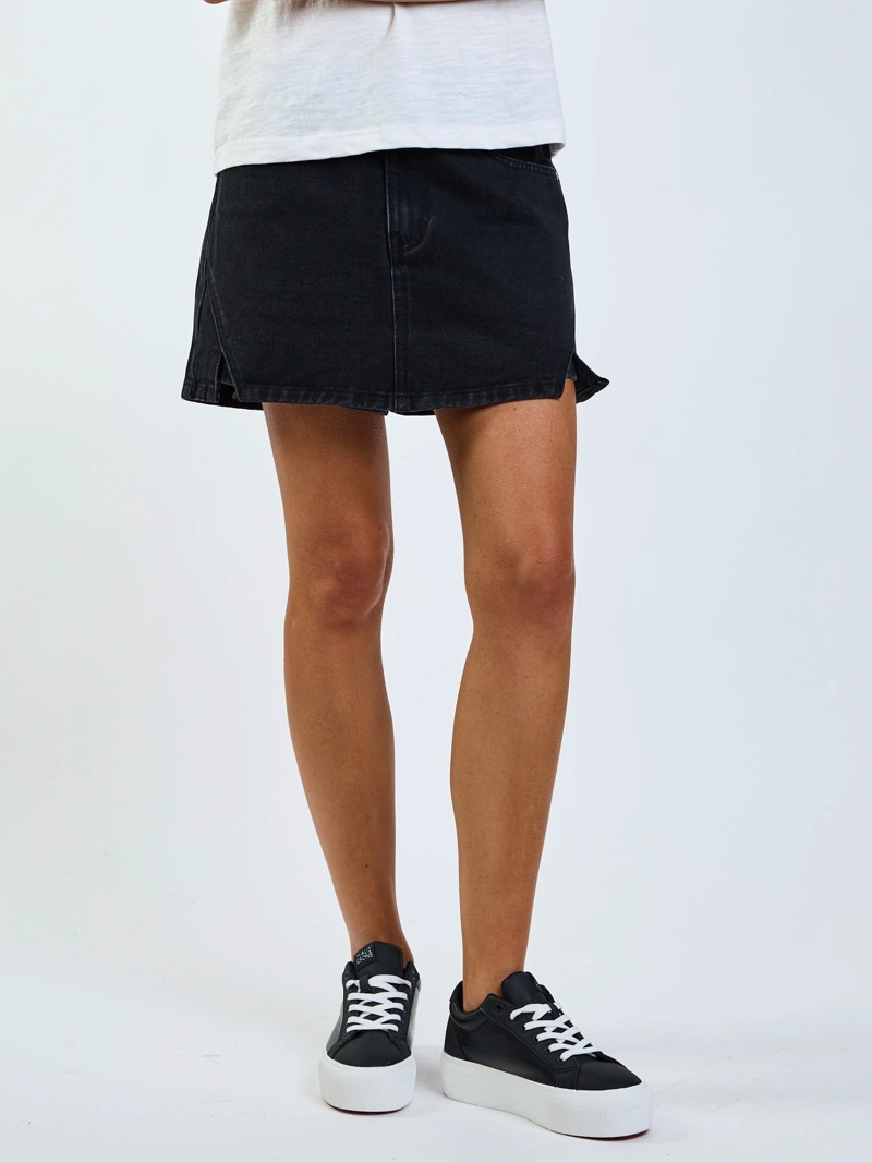 FALDA SHORT ROKA NEGRO MUJER MAUI AND SONS - 2