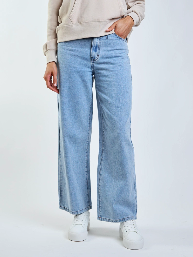 JEANS STOKED CELESTE MUJER MAUI AND SONS - 2