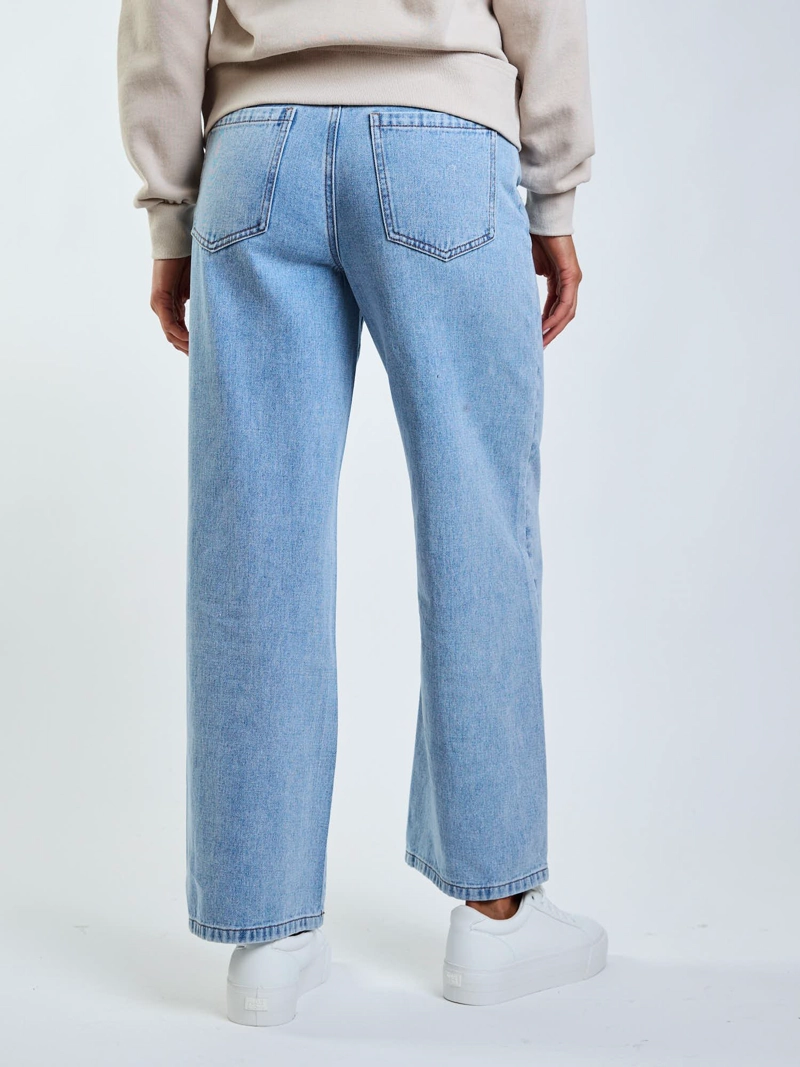 JEANS STOKED CELESTE MUJER MAUI AND SONS - 4