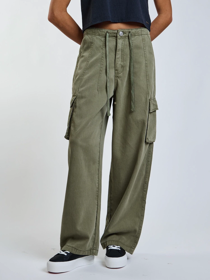 PANTALON SPLASH VERDE MUJER MAUI AND SONS - 1