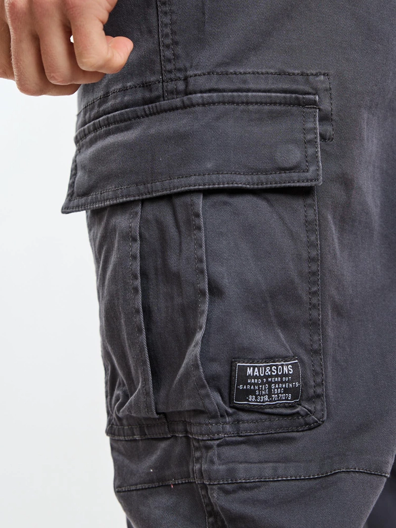 PANTALON JOGGER WAVE GRIS HOMBRE MAUI AND SONS - 4