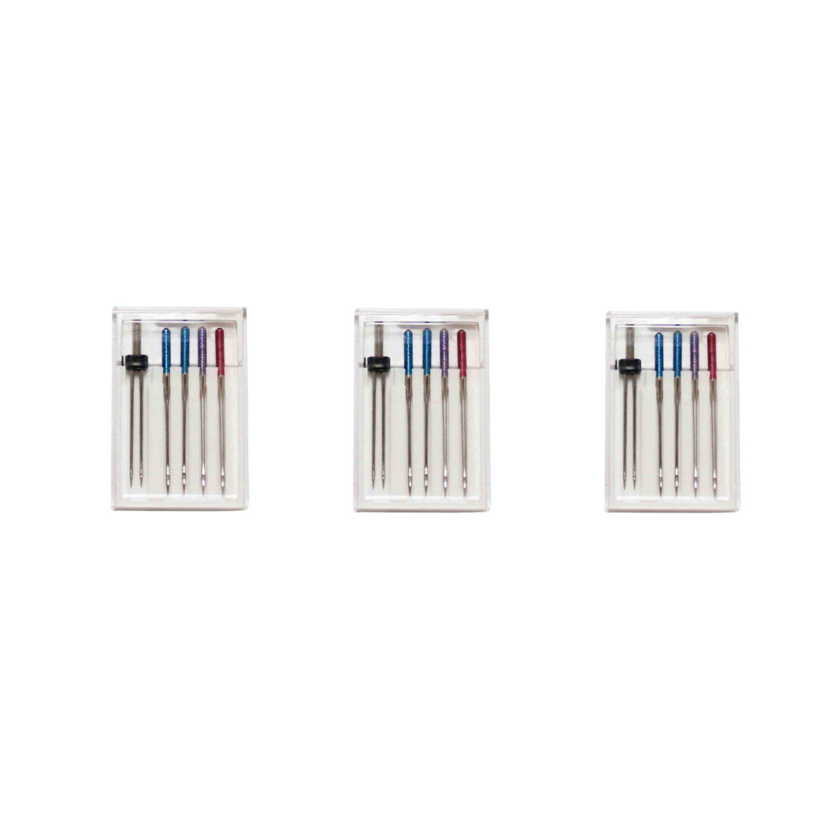 AGUJAS JANOME PARA MÁQUINA N° 11/N° 14/N°11 AZUL/DOBLE ORIGINALES - 1