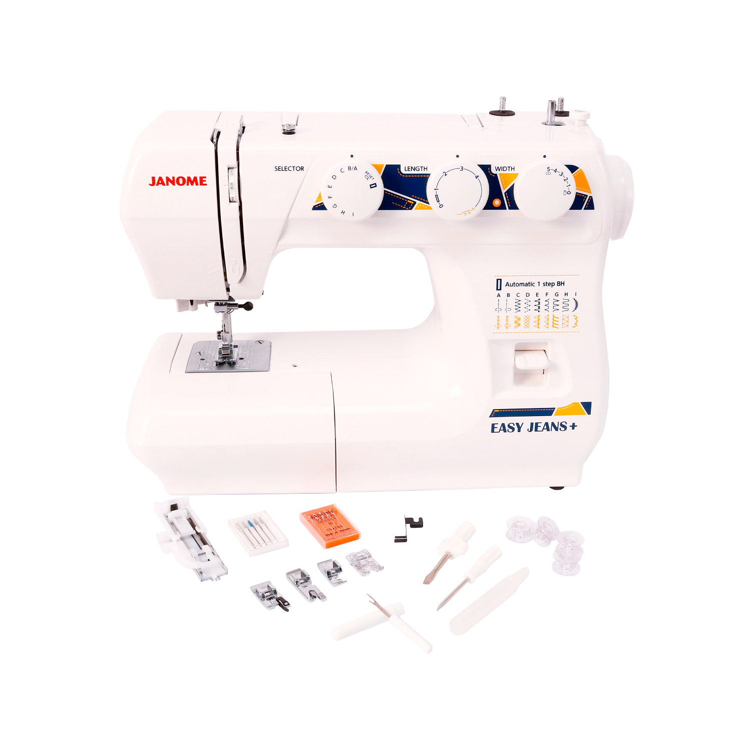 PACK MAQUINA DE COSER EASY JEANS + - OVERLOCK MYLOCK 8002D - 6