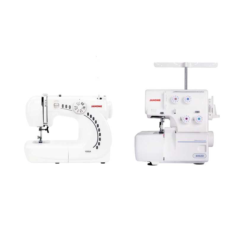 PACK MAQUINA DE COSER 1000A + OVERLOCK MYLOCK 8002D - 1