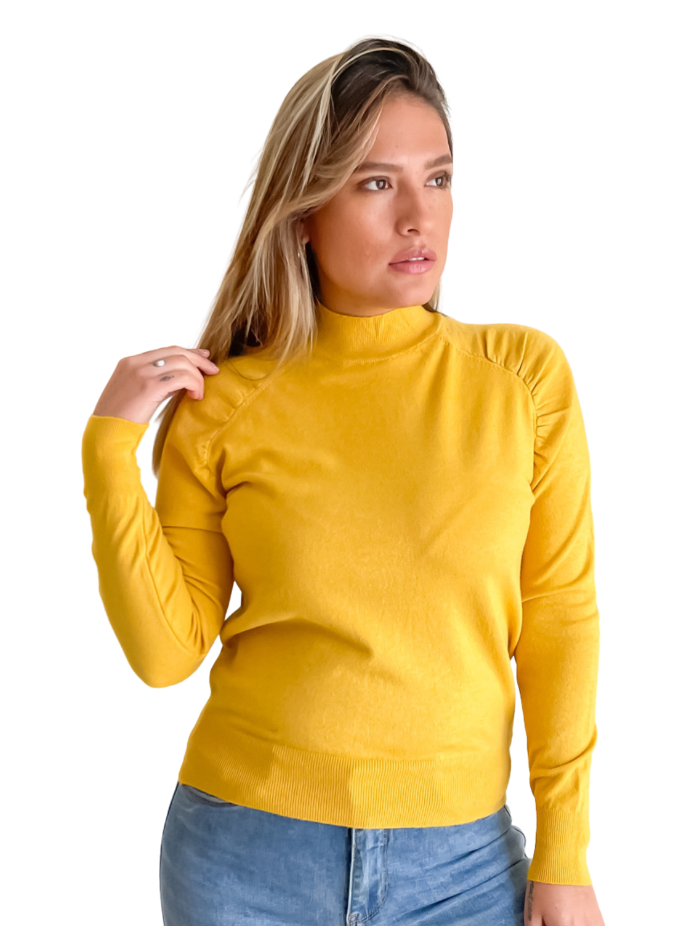 SWEATER CUELLO MEDIO MELISA COLORES - 2